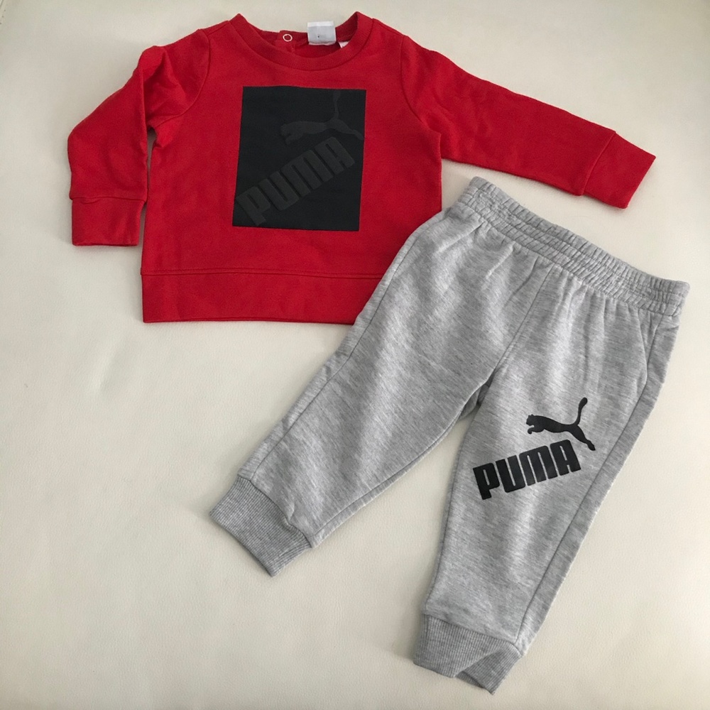 PUMA Crew Neck Top And Jogger Set 0093